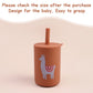 Toddler Feeding Bottle – Silicone Straw Cup for Kids