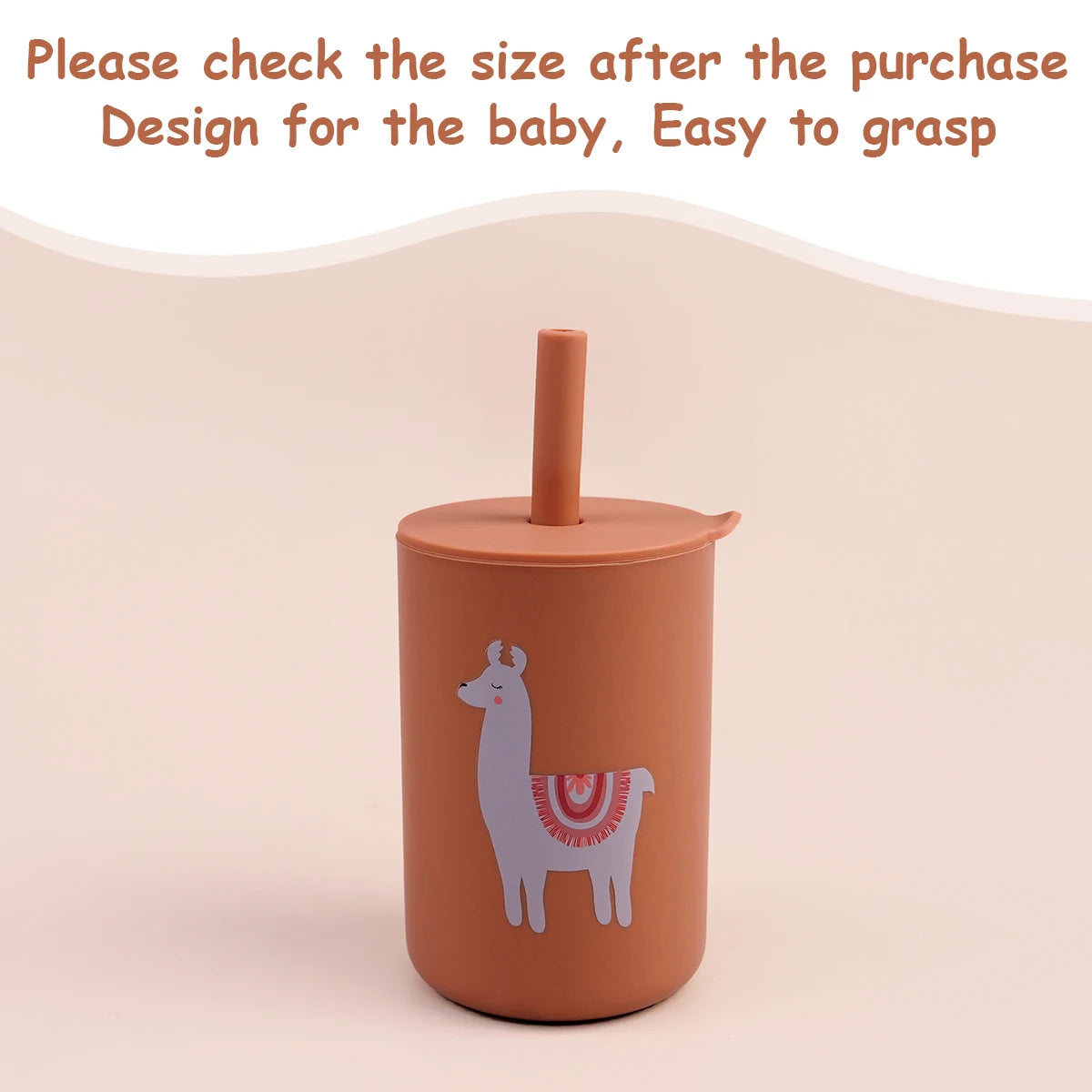 Toddler Feeding Bottle – Silicone Straw Cup for Kids