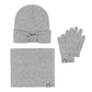 Cotton Baby Hat Scarf Glove Set Winter kids Hats Scarf Set Knitted Warm Hat Children's Beanie with Neck Warmer Girls Cap