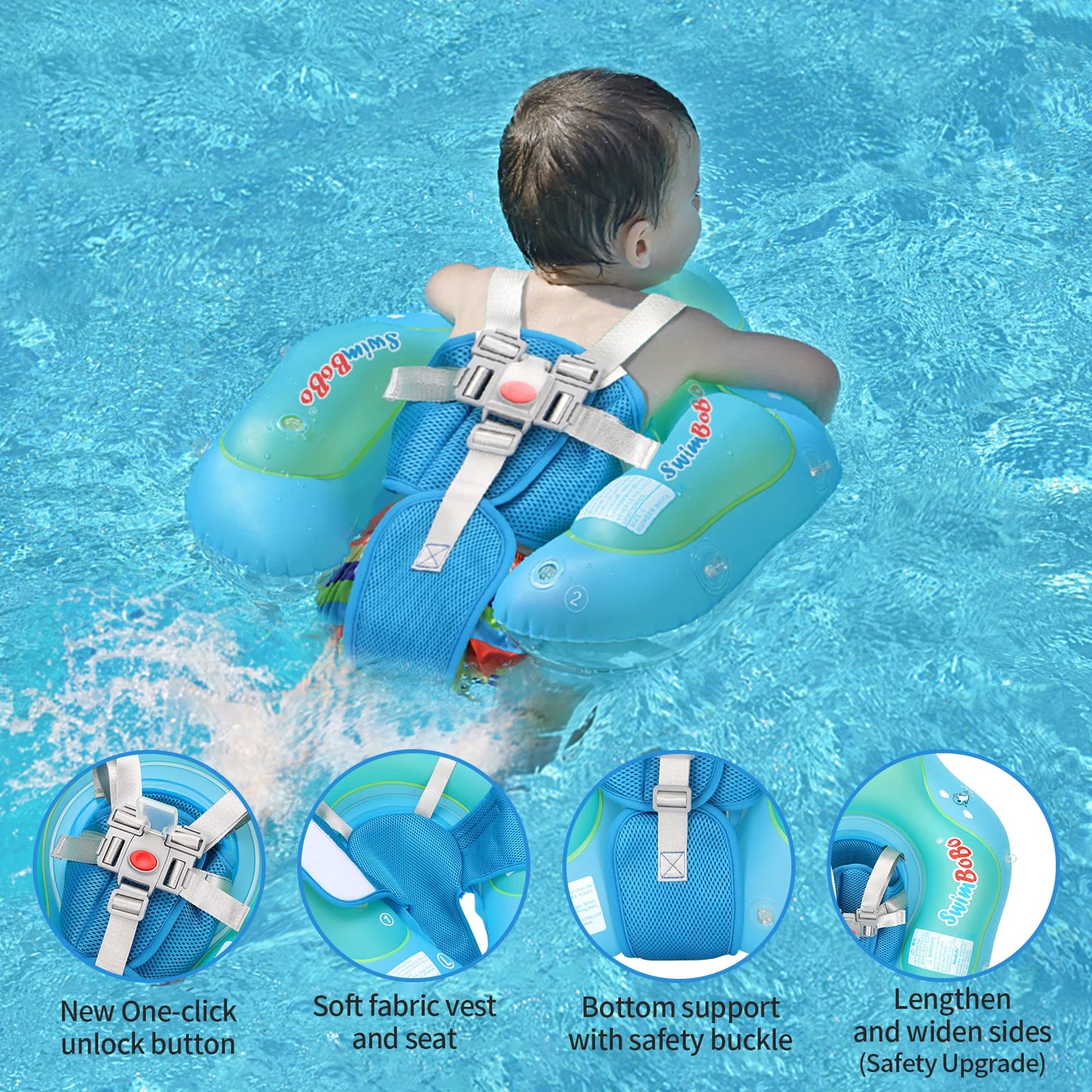 Infant Swimming Float – Upgraded Swimbobo Swim Circle for Kids