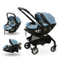 Kidilo 3-in-1 Baby Car Seat Stroller, One Button Fold & Detachable Basket