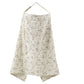 Muslin Nursing Covers for Breastfeeding, Privacy Breast Feeding Cover with Arch Neckline for Mom and Baby Nursing Apron