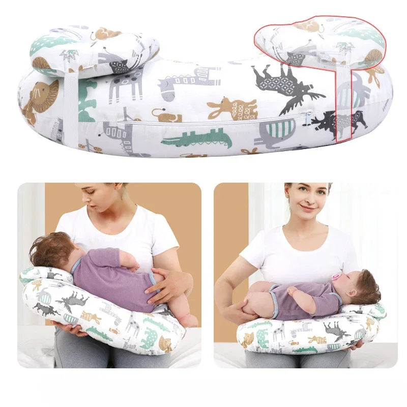 Multifunctional  Pillow for Breastfeeding and Waist Support Ideal for Newborns and Moms Breastfeeding Pillow