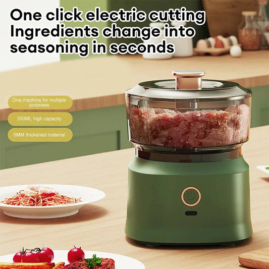 Multifunctional Cooking Machine Steel Kitchen Slicer Food Chopper Vegetable Cutter Usb Slicer Mixer Baby Mini Food Chopper