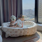 1PCS Inflatable Baby Bathtub Infant Anti-Slip Bath Seat Pool with Air Pump Travel Camping Portable Toddler Bath Tub Age 0-3 Year