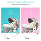 Baby Cradle Baby Rocking Chair for Newborns 0-3 Years Old Baby Soothing Bed Swing Bed 5 in 1 Music Vibrating Tent Rocking Bed