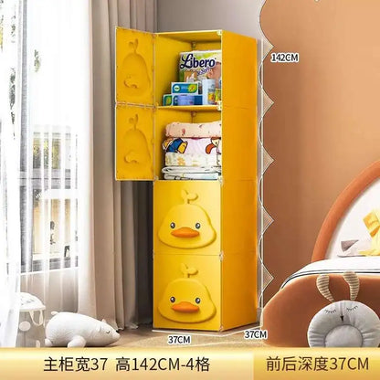 Clothes Baby Closet Cabinet Baby Dress Closet Girl Wardrobe Bedroom Storage Children Dresser Organizer Roperos Closet Furniture