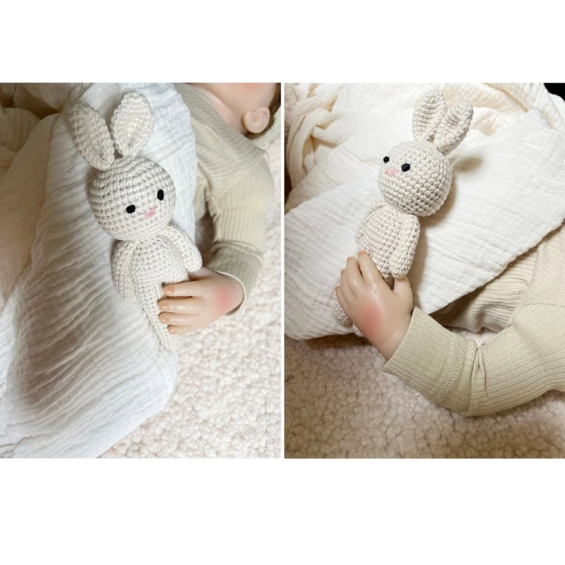 Handmade Crochet Bunny – Soothing Sleep Toy