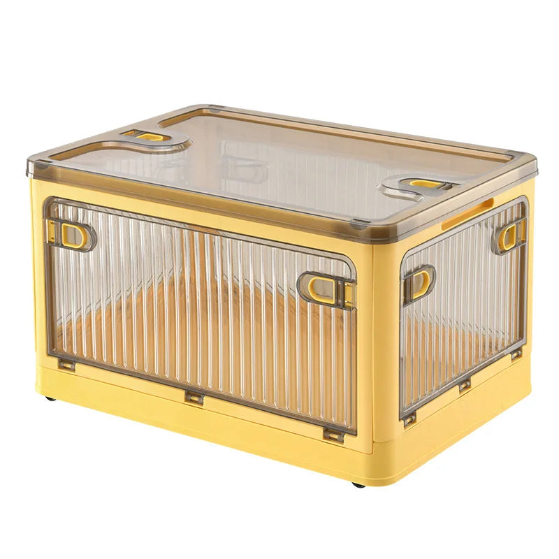 BGRORIO Foldable Storage Box Closet Organizer With Wheels Stackable Sundries Organizer Clothes Quilts Toys Books Storage Box