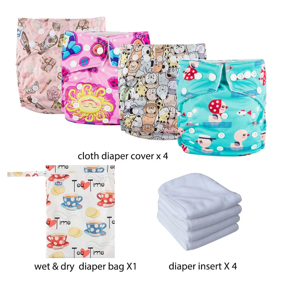 Babyland Waterproof Cloth Diaper Kit