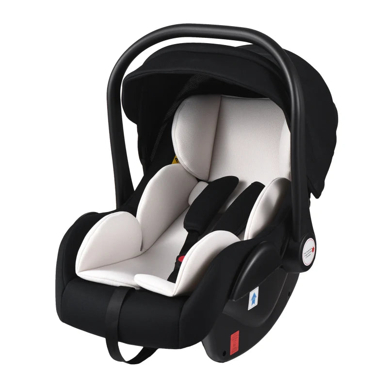 Infant Car Seat with Adjustable Canopy & Handle