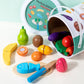 Wooden Cutting Food Set – Learn & Play!