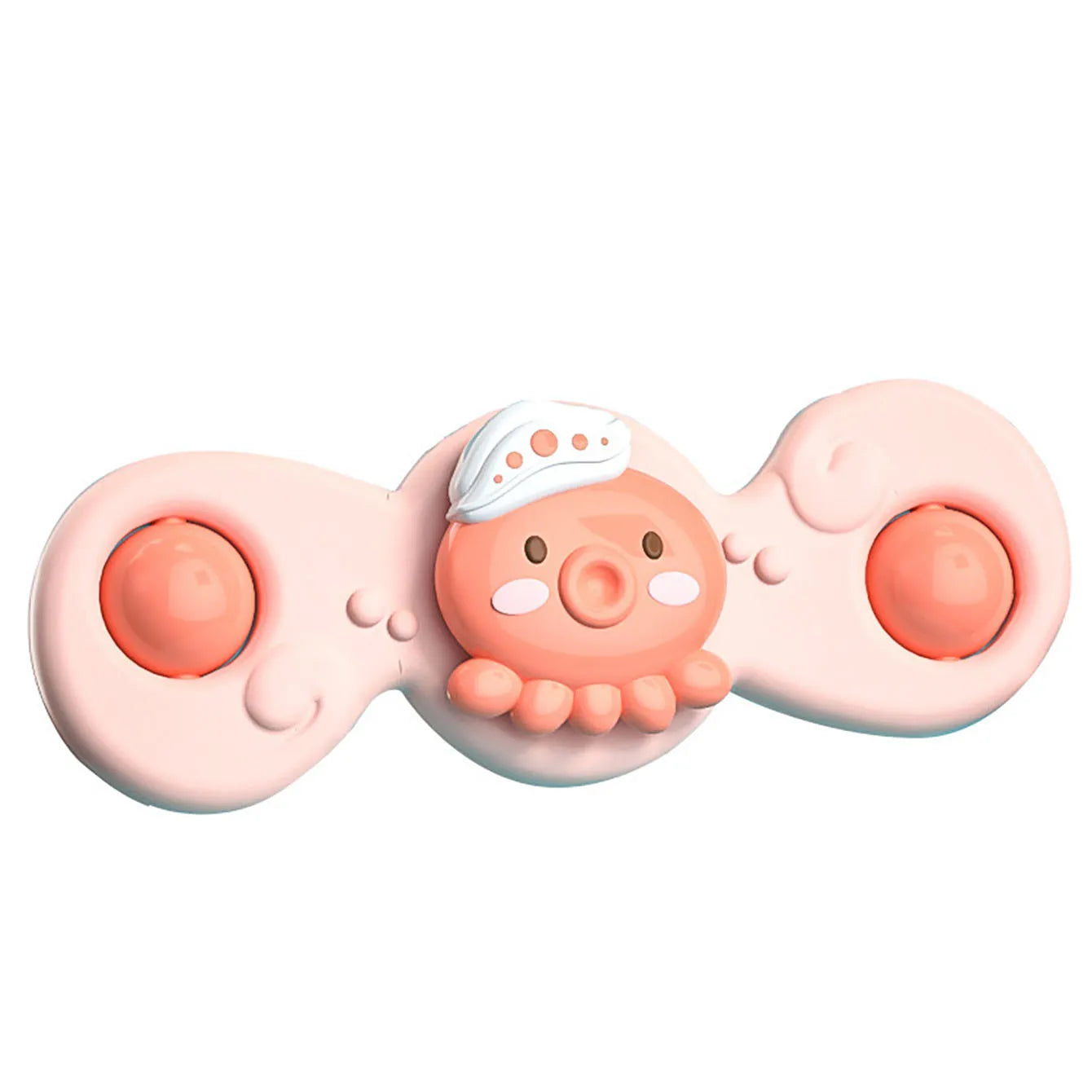 Baby Bath Water Toy – Rotary Suction Cup Cartoon Rattle