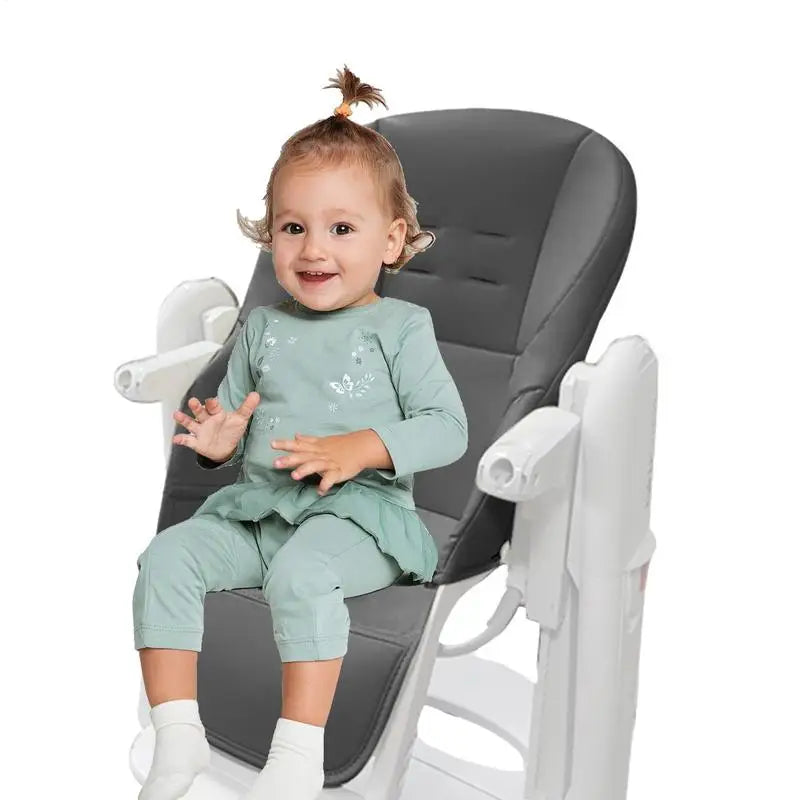 Baby High Chair Cover PU Leather Highchair Cover Cushion Protector Comfortable Seat Cushion Baby Accessories Machine Washable