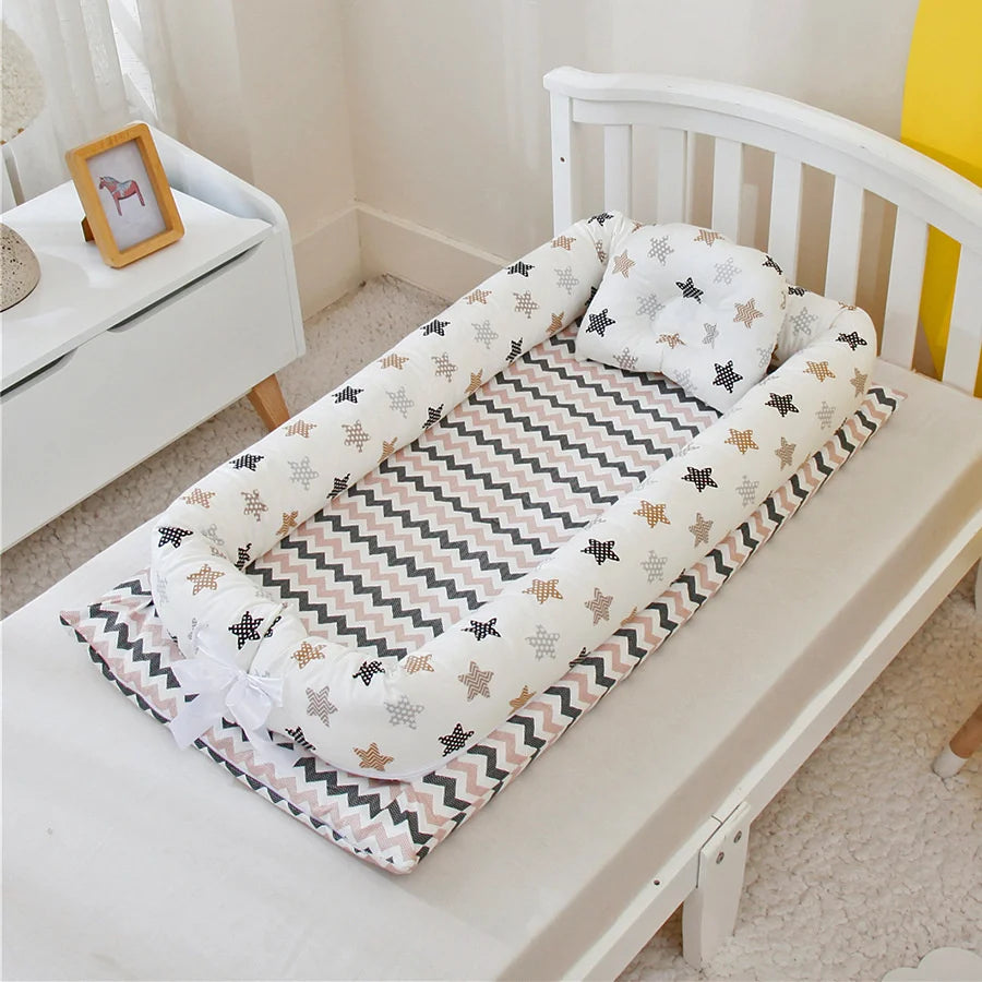 Portable Folding Baby Nest Travel Bed Crib Newborns Cots Sleep Nest Infant Cradle Bed Cuna Baby Nest Baby Dropshipping 90*50cm