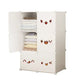 Closet Closet Kids Children's Wardrobe Clothes Toy Baby Cabinets Room Sliding Door Storage Cabinet Child Wardrobes Furniture