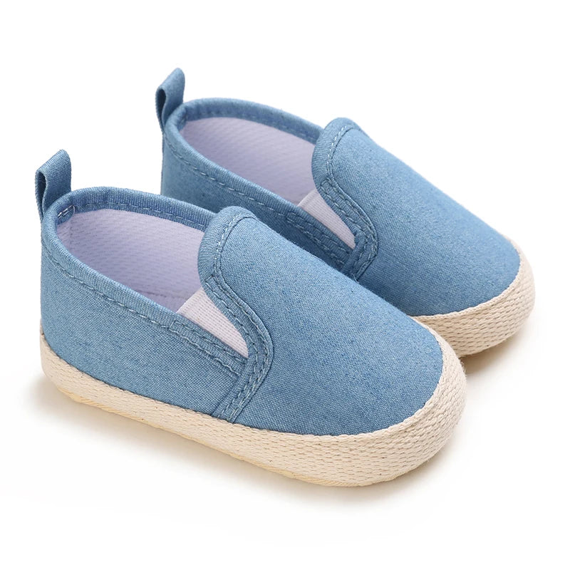 Toddler First Walker Baby Shoes Boy Girl Classical Sport Soft Sole Cotton Multi-Color Crib Baby Moccasins Casual Shoes