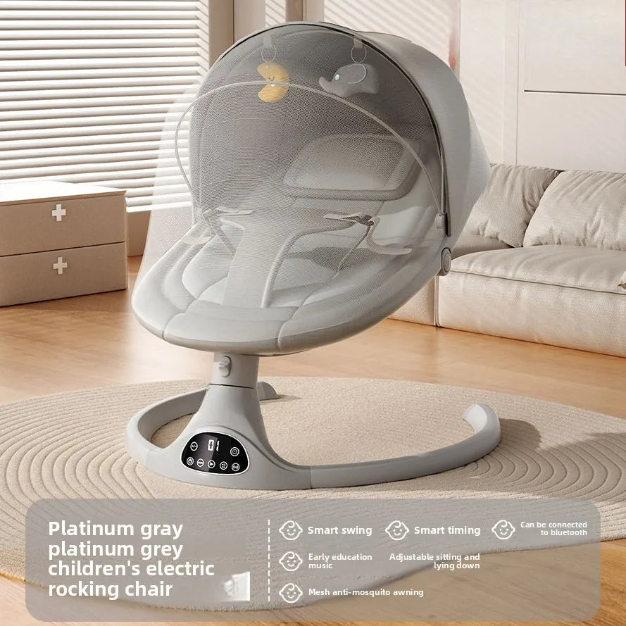 Electric Baby Rocker Soothing Swing Chair Newborns Cradle Seat Music Motion Infant Sleep Baby rocker Bassinet Baby Sleep Basket