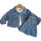 Toddler 2PCS Set – Casual Fairy Jeans Outfit for Girls