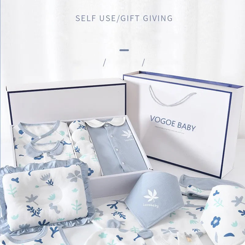 Pure Cotton Newborn Baby Set – Unisex Clothing Suit (0–12 Months)