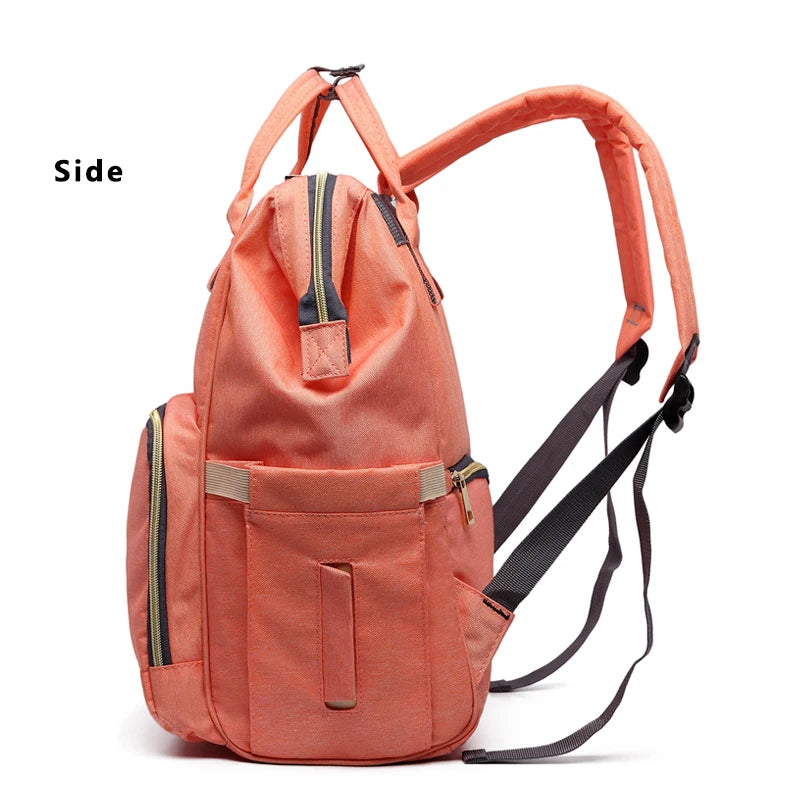 Fashion Oxford Diaper Backpack – Insulated Baby & Mom Bag