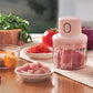 Mini Electric Garlic Chopper Meat Grinder Garlic Masher Machine Sturdy Durable Crushed Ginger Vegetable Crusher Baby Food Maker