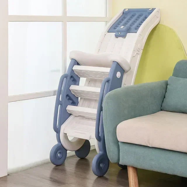 Giraffe Slide – Indoor/Outdoor Playground Toy with Basketball Hoop