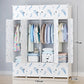 Minimalist Modern Closet Plastic Cube Fabric Storage Baby Open Clothes Wardrobe Nordic Bedroom Guarda Roupa Furniture For Room