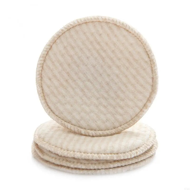 4pcs Reusable Nursing Breast Pads Washable Soft Absorbent Baby Breastfeeding Breast Cotton Pads for Pregnant Women