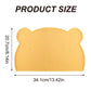 Color Kids 1PCS Silicone Placemat Leakproof Heat Resistant Stays Put Dishwasher Safe BPA Free Feeding Mat Mealtime Essential
