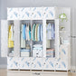 Minimalist Modern Closet Plastic Cube Fabric Storage Baby Open Clothes Wardrobe Nordic Bedroom Guarda Roupa Furniture For Room
