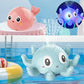 Spray Water Shower Baby Bath Toys Electric Whale Bath Ball with LED Light Music Bathtub Toy for Kids