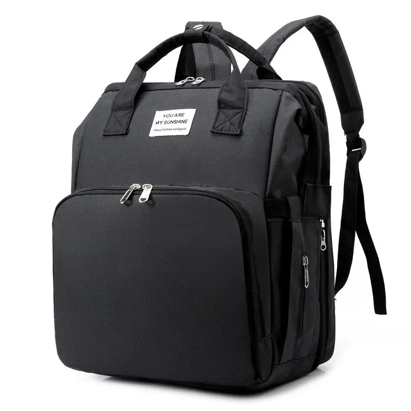 Multifunctional Maternity Bag – Outdoor Diaper Backpack with Baby Seat