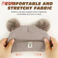 Cute Bear Ear Wool Baby Hat and Scarf Winter Set