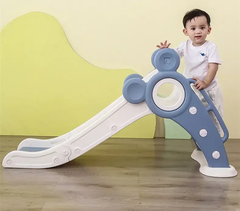 Giraffe Slide – Indoor/Outdoor Playground Toy with Basketball Hoop