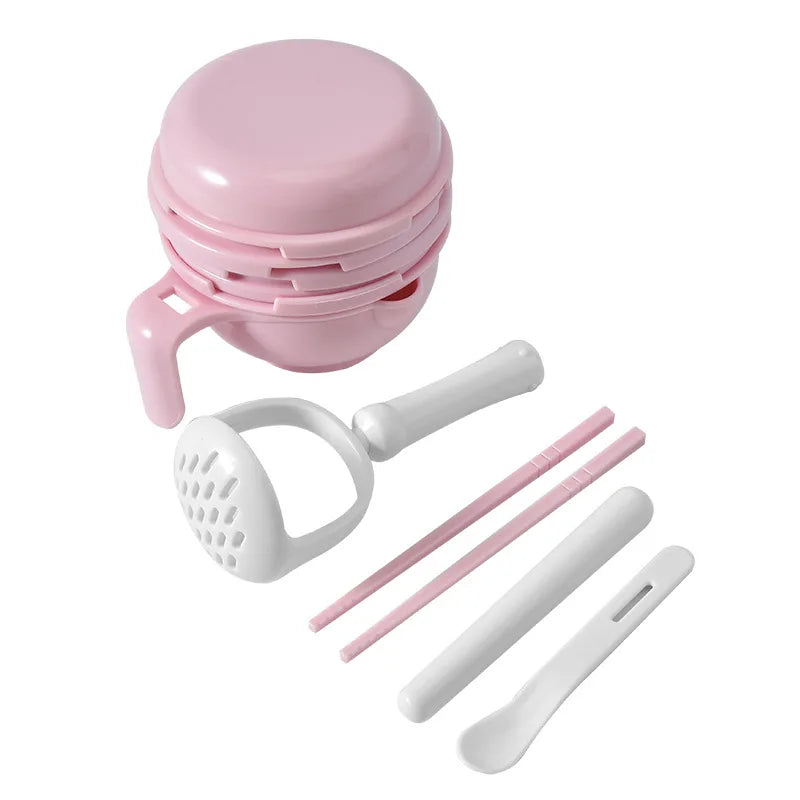 Baby Food Supplement Grinding Bowl, Baby Manual Grinder, Children's Fruit Cooking Food Supplement Tool Set