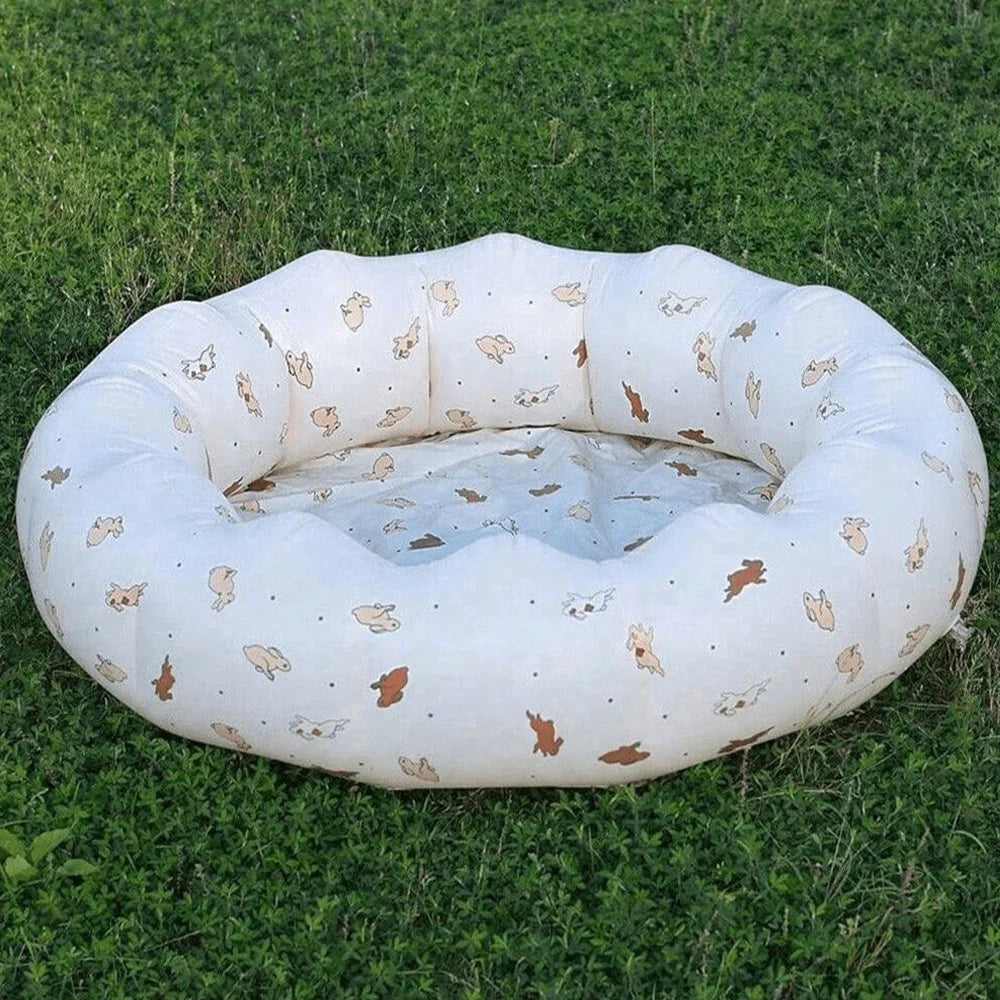 1PCS Inflatable Baby Bathtub / Baby Inflatable Chair, Toddler Bathing Tub with Air Pump Back Support Portable Seat