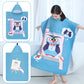 Kids Beach Poncho Towels Quick-Dry Absorbent for Baby Shower, Children's Hooded Bathrobe for Boys Girls Wearable Swim Bath Towel