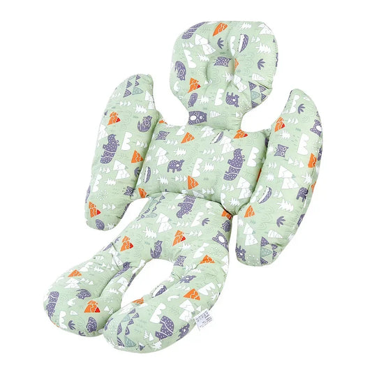 Stroller Cushion Baby Dining Chair Seat Pad 4 Seasons Universal Cushion Infant Walker Thick Cotton Mat Safety Seat Cotton Mats