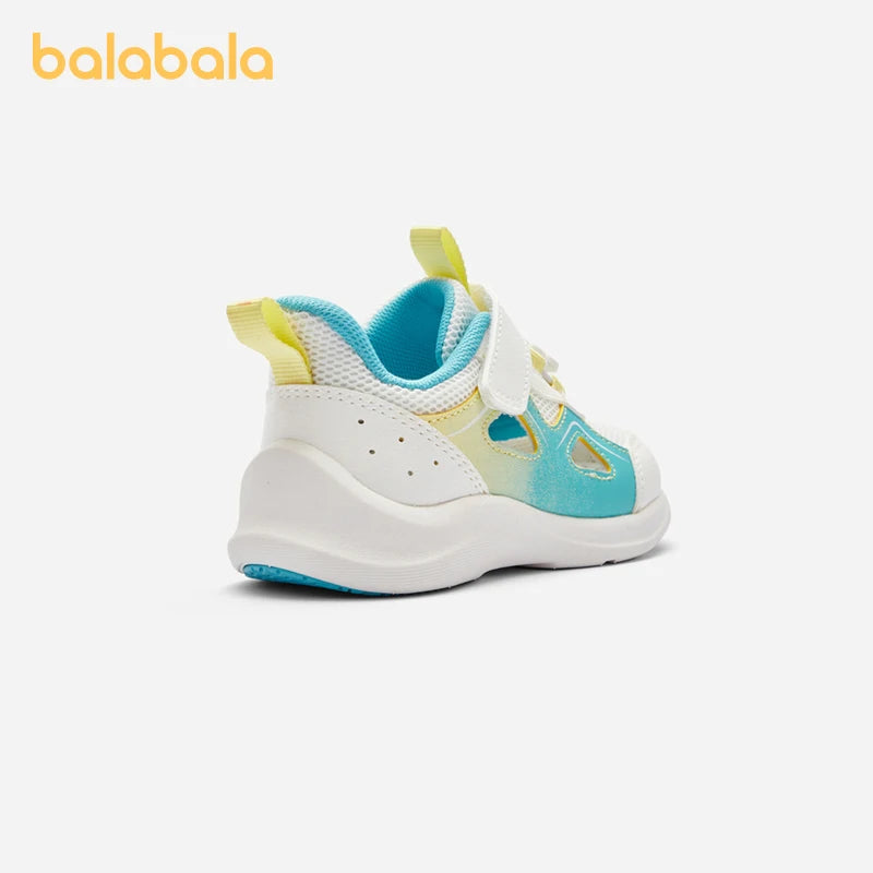 Balabala Baby Walking Shoes Boys Girls Athletic Shoes Shoes Infant Steady Steps Shoes 2024 Summer New Mesh Breathable Shoes