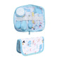 6pcs/set Health Care Kit with Bag- Portable Travel Set: Bath Brush Comb, Nail Clipper, File, Scissors, Nasal Aspirator