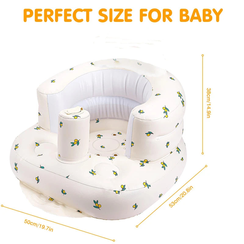 Children's Inflatable Baby Sofa – Built-in Pump, Comfy Seat