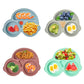 Baby Silicone Suction Plate – Cartoon Smile Face Bowl