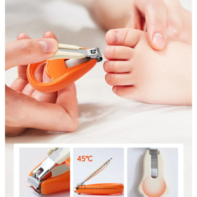 Baby Nail Clipper Set Set Set Child Care Tools Scissors Newborn Baby Nail Clippers Nail Sharpeners