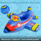 Inflatable Baby Airplane Pool Float – Blue Seat with Steering Wheel