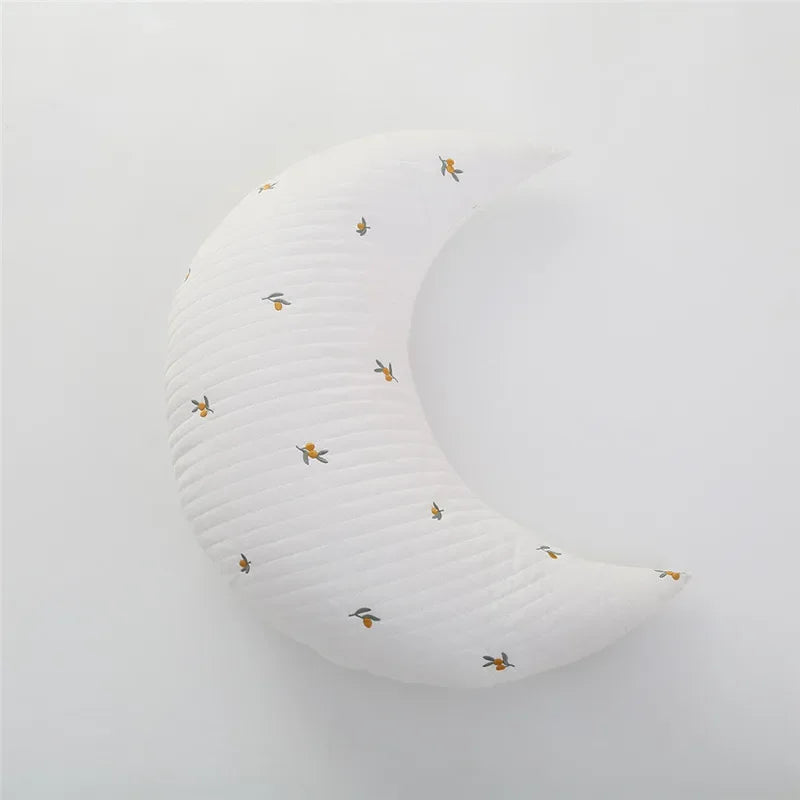 Newborn Breastfeeding Pillows Soft Cotton Crescent U-Shaped Waist Support Assisted Sleep Nursing Cushion Baby Soothing Pillows
