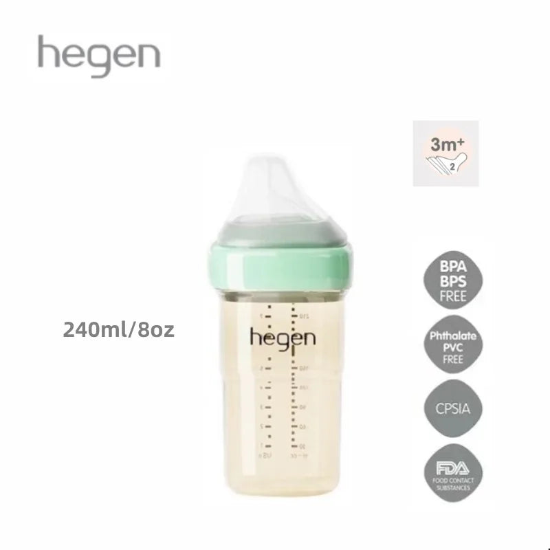 Hegen Baby Bottles Original Bottle PPSU Gift Box With Storage Lid Pacifier Water Bottle for Children Baby Items Free Shipping
