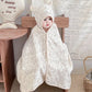 Soft Hooded Baby Bath Towel Cartoon Cloak  Super Absorbent Gauze Bathing Wrap for Newborn Infant Anti-Shedding & Skin-Friendly