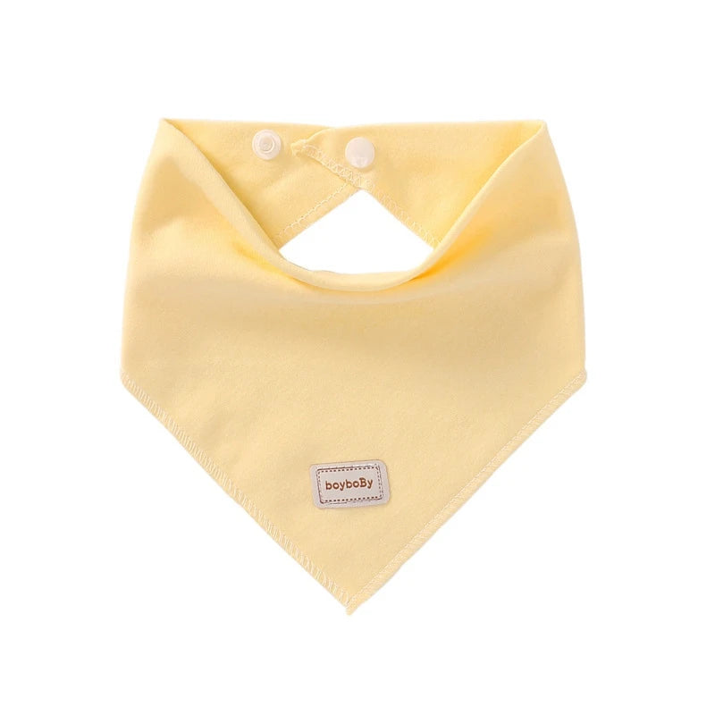 Ensemble bonnet et bavoir aux couleurs acidulées pour bébés garçons et filles