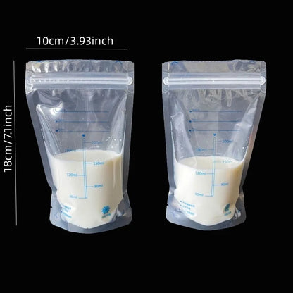 200ml Breast Milk Freezer Bags, BPA Free Safe